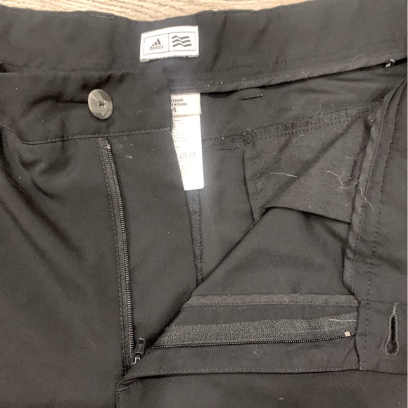 Mens Adidas Black Golf Shorts - Picture 7 of 9